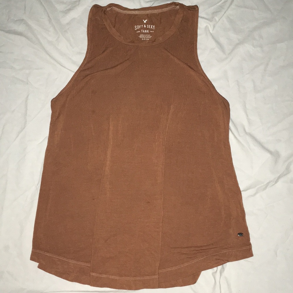 AEO Brown Tank Top